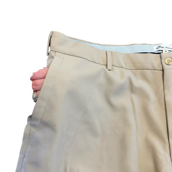 Peter Millar Men’s khaki golf shorts Size 40 - Picture 4 of 8